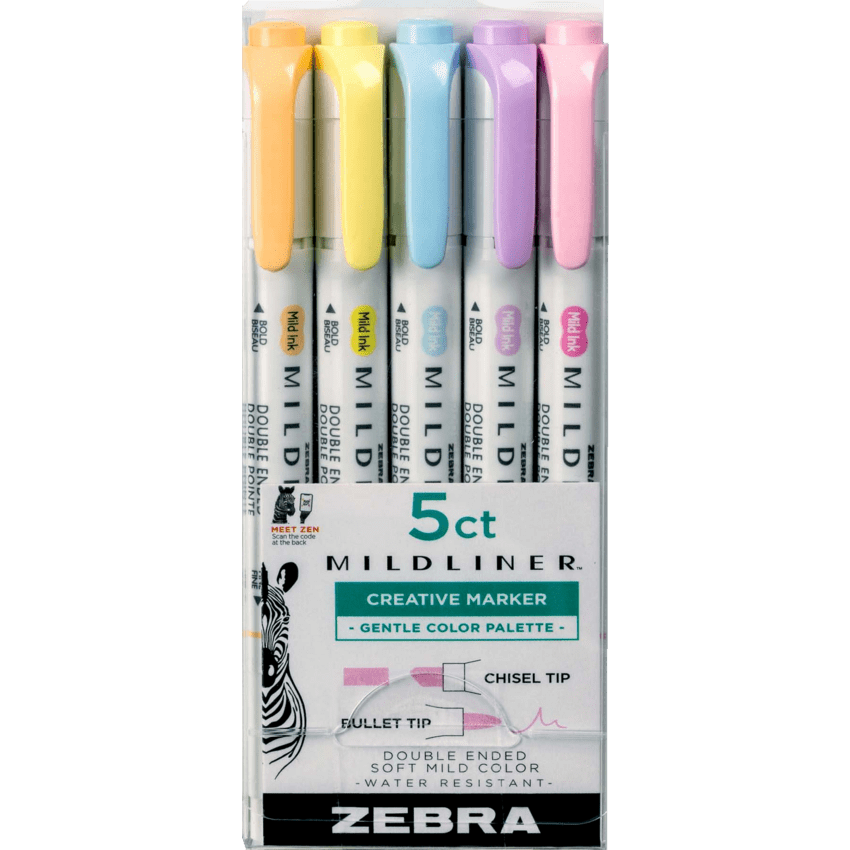 Permanent Marker Zebra Mildliner Officeworks Product Details